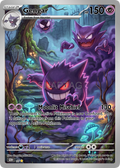 Custom Gengar "Moonlit Mischief" Custom Illustration Rare 06/100 SnapZag Fan Art