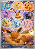 Custom Eevee "Dream Dash" Custom Illustration Rare 12/100 SnapZag Fan Art
